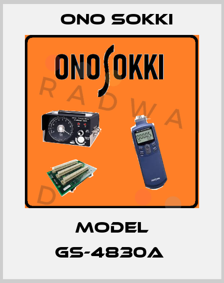 model GS-4830A  Ono Sokki