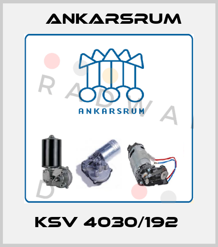 KSV 4030/192  Ankarsrum