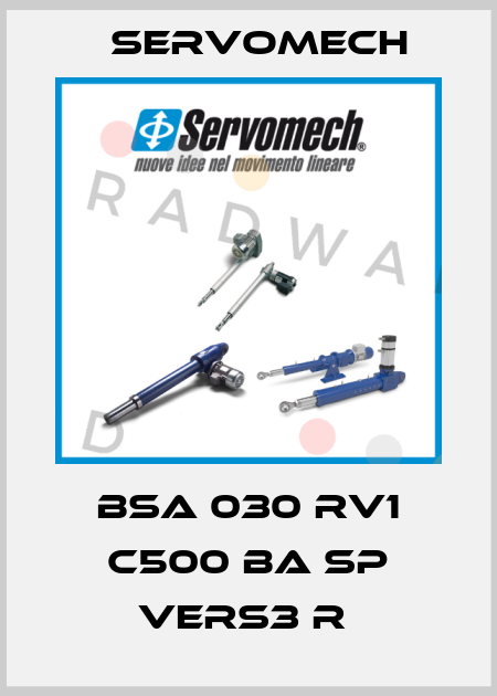 BSA 030 RV1 C500 BA SP VERS3 R  Servomech