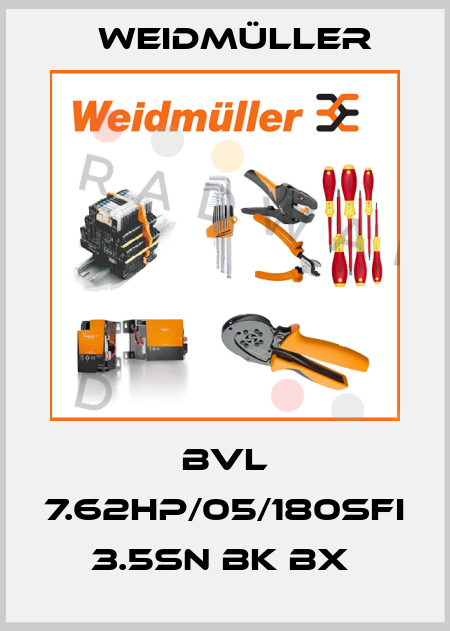 BVL 7.62HP/05/180SFI 3.5SN BK BX  Weidmüller
