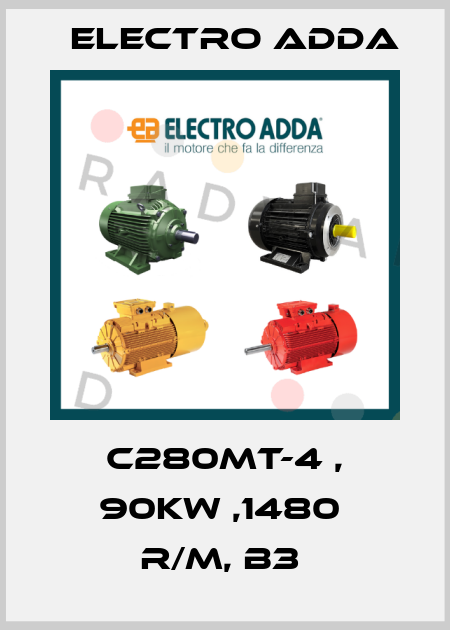 C280MT-4 , 90KW ,1480  R/M, B3  Electro Adda