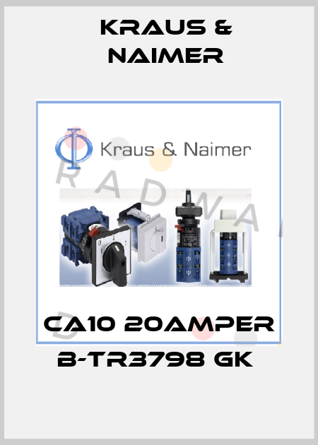CA10 20AMPER B-TR3798 GK  Kraus & Naimer