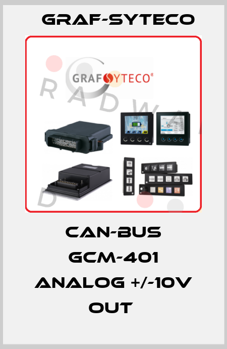 CAN-BUS GCM-401 ANALOG +/-10V OUT  Graf-Syteco