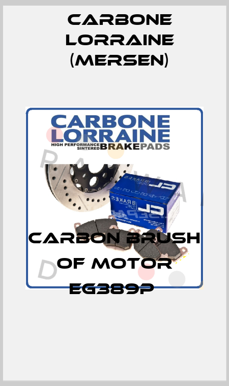 CARBON BRUSH OF MOTOR EG389P  Carbone Lorraine (Mersen)