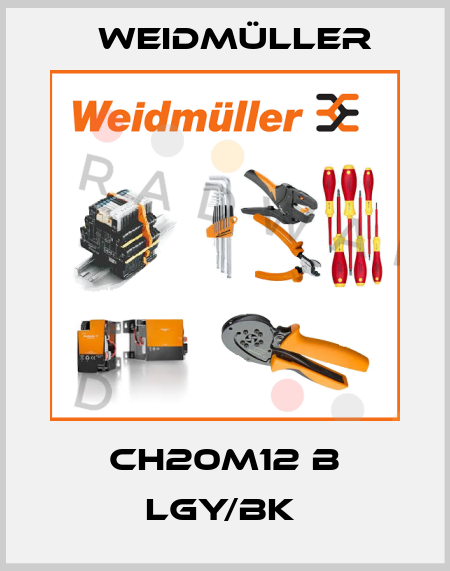 CH20M12 B LGY/BK  Weidmüller