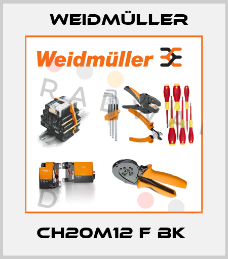 CH20M12 F BK  Weidmüller