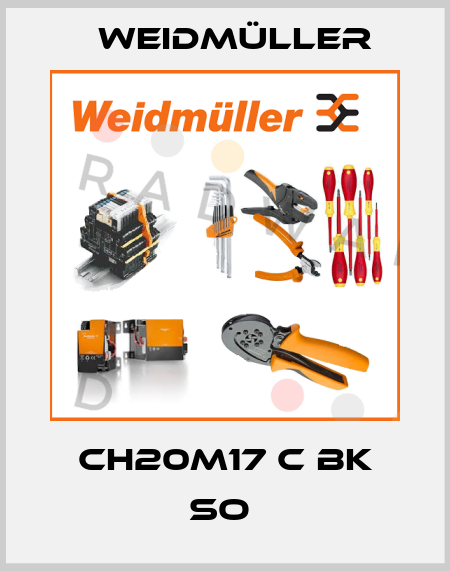 CH20M17 C BK SO  Weidmüller
