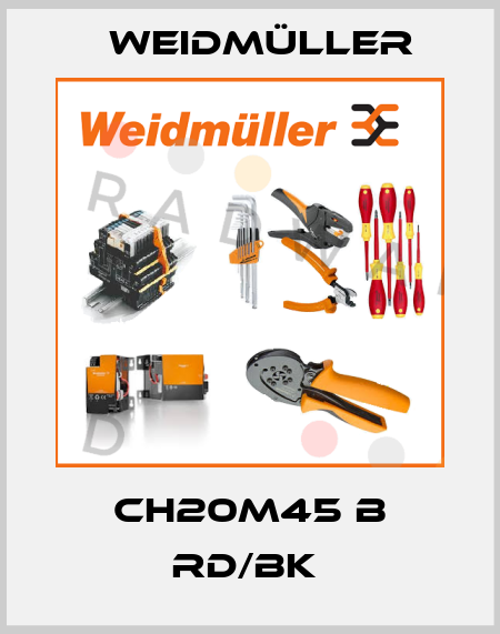 CH20M45 B RD/BK  Weidmüller