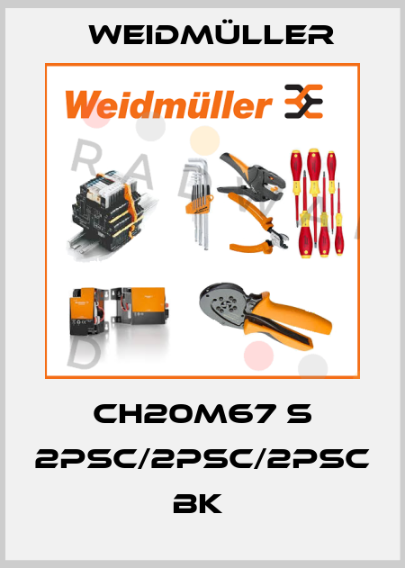 CH20M67 S 2PSC/2PSC/2PSC BK  Weidmüller