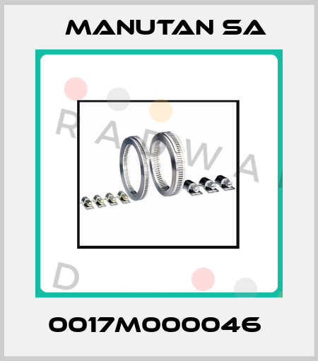0017M000046  Manutan SA