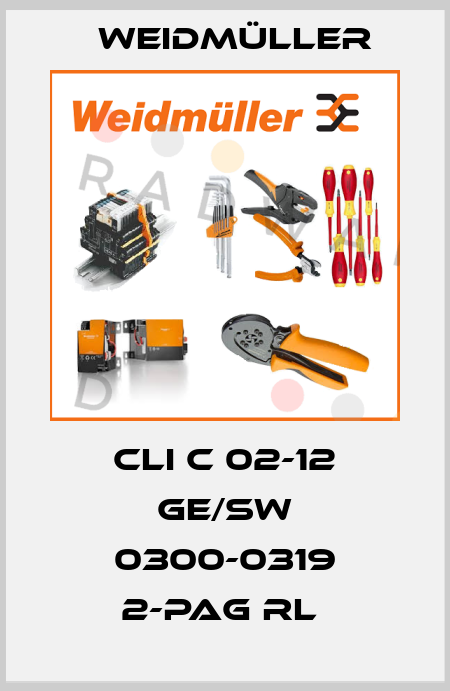 CLI C 02-12 GE/SW 0300-0319 2-PAG RL  Weidmüller