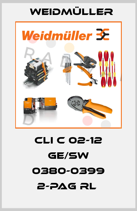 CLI C 02-12 GE/SW 0380-0399 2-PAG RL  Weidmüller