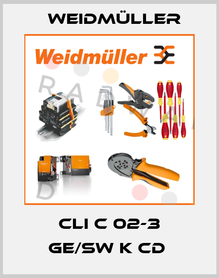 CLI C 02-3 GE/SW K CD  Weidmüller