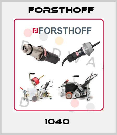 1040  Forsthoff