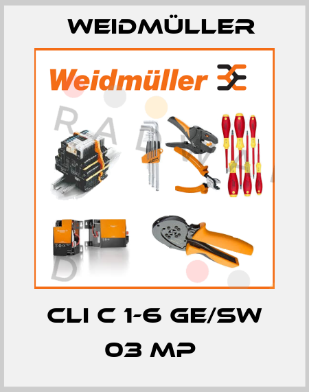 CLI C 1-6 GE/SW 03 MP  Weidmüller