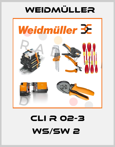 CLI R 02-3 WS/SW 2  Weidmüller