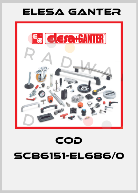 COD SC86151-EL686/0  Elesa Ganter