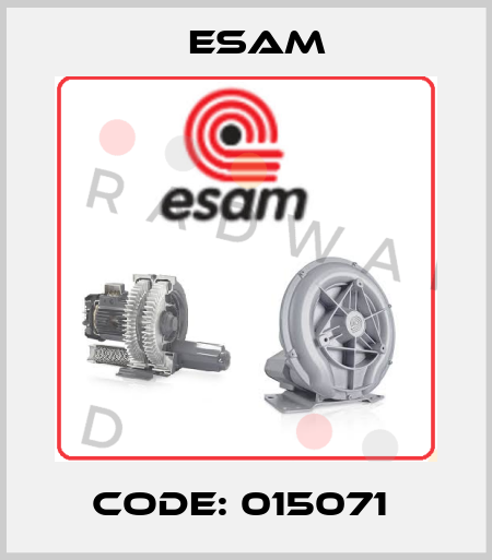 Code: 015071  Esam