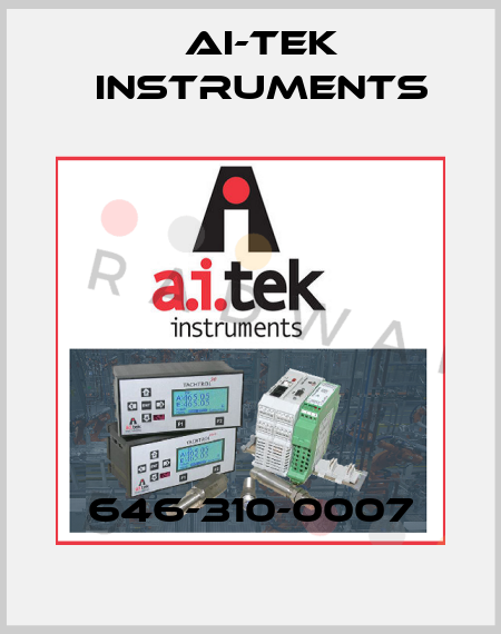 646-310-0007 AI-Tek Instruments