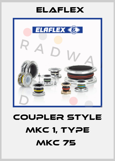 COUPLER STYLE MKC 1, TYPE MKC 75  Elaflex
