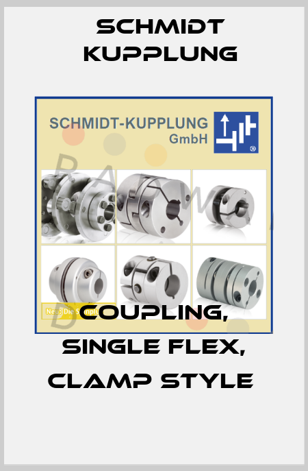 COUPLING, SINGLE FLEX, CLAMP STYLE  Schmidt Kupplung