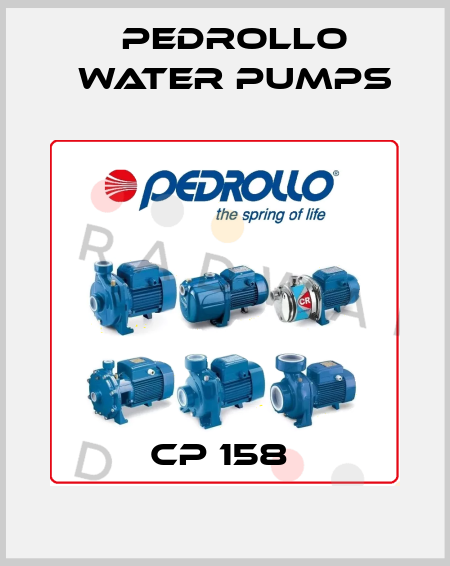 CP 158  Pedrollo Water Pumps