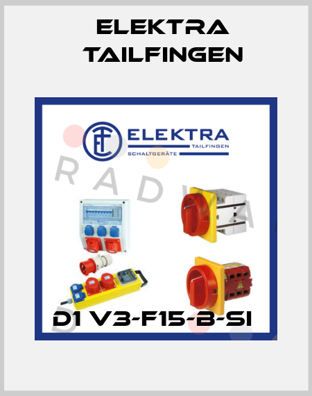 D1 V3-F15-B-SI  Elektra Tailfingen