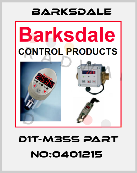 D1T-M3SS PART NO:0401215  Barksdale
