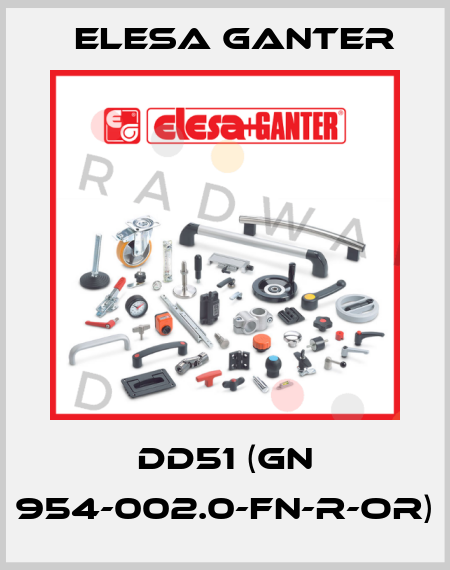 DD51 (GN 954-002.0-FN-R-OR) Elesa Ganter