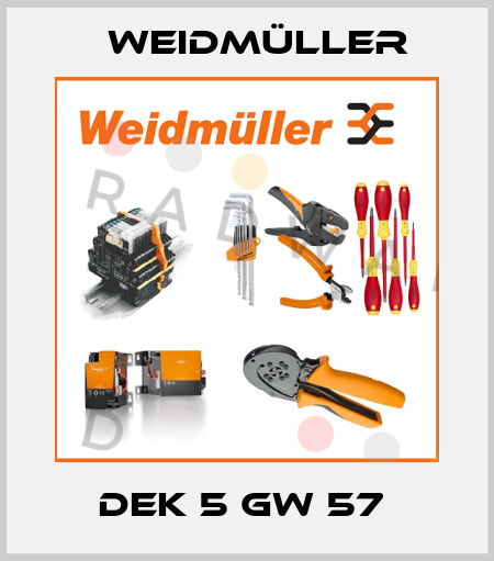 DEK 5 GW 57  Weidmüller