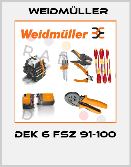 DEK 6 FSZ 91-100  Weidmüller