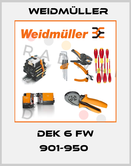 DEK 6 FW 901-950  Weidmüller