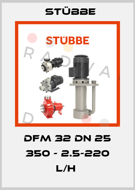 DFM 32 DN 25 350 - 2.5-220 L/H  Stübbe