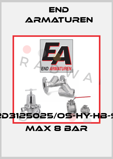 DG2D3125025/OS-HY-HB-SBR max 8 bar End Armaturen