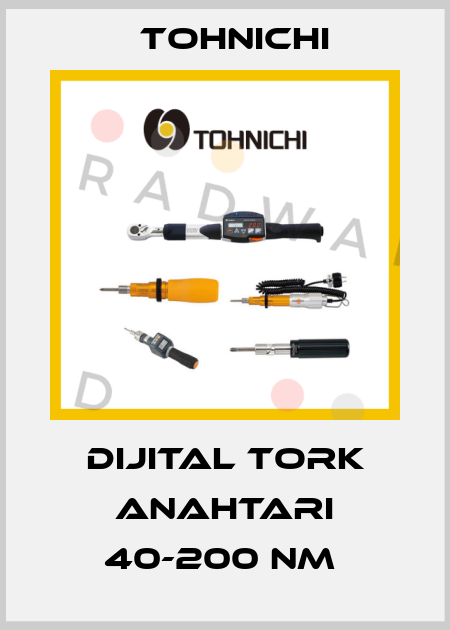 DIJITAL TORK ANAHTARI 40-200 NM  Tohnichi