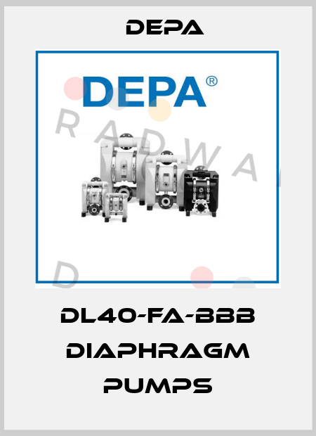 DL40-FA-BBB Diaphragm Pumps Depa