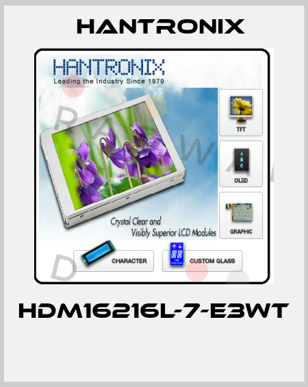 HDM16216L-7-E3WT  Hantronix
