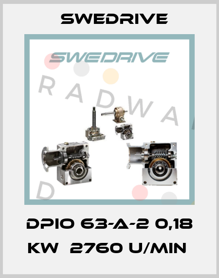 DPIO 63-A-2 0,18 KW  2760 U/MIN  Swedrive