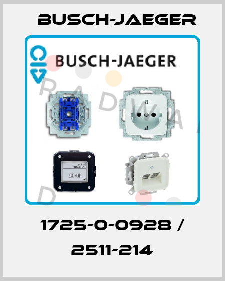 1725-0-0928 / 2511-214 Busch-Jaeger