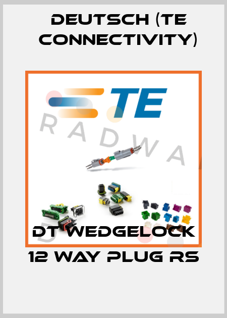 DT Wedgelock 12 way plug RS Deutsch (TE Connectivity)