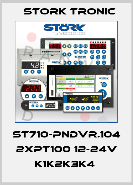 ST710-PNDVR.104 2xPT100 12-24V K1K2K3K4  Stork tronic