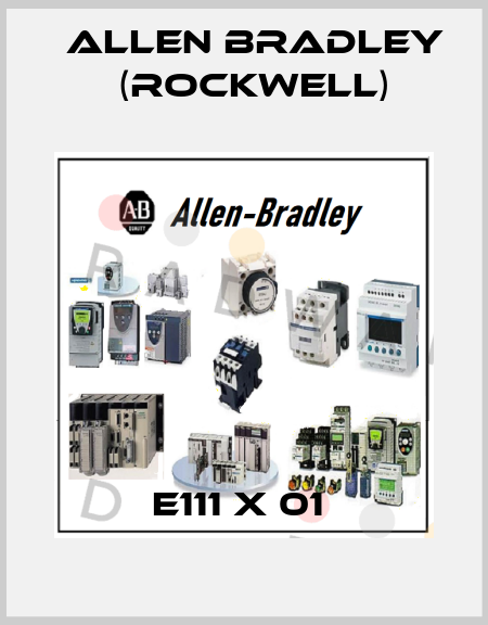 E111 X 01  Allen Bradley (Rockwell)