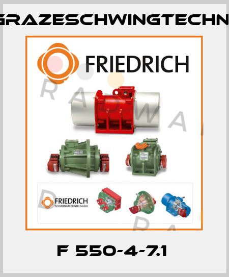 F 550-4-7.1  GrazeSchwingtechnik