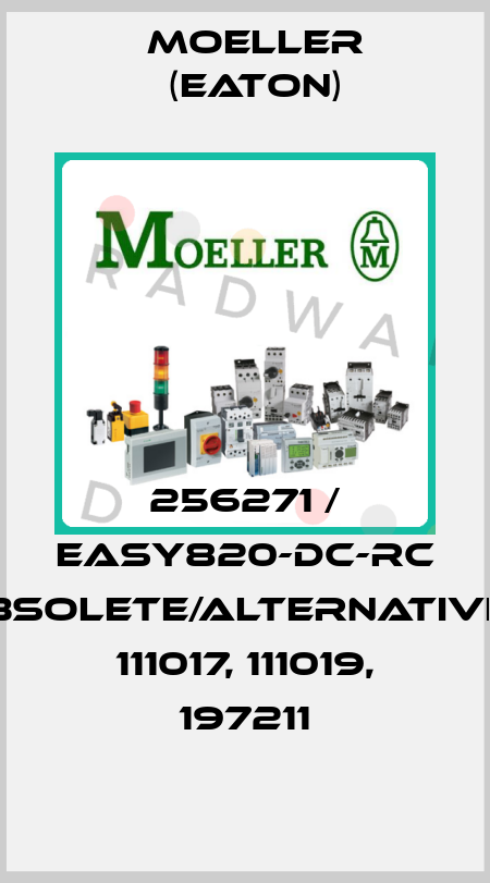 256271 / EASY820-DC-RC obsolete/alternatives 111017, 111019, 197211 Moeller (Eaton)