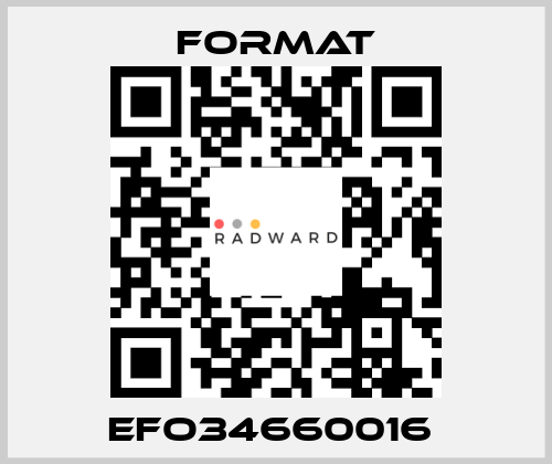 EFO34660016  Format