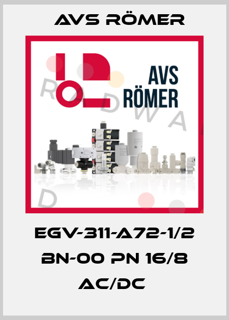 EGV-311-A72-1/2 BN-00 PN 16/8 AC/DC  Avs Römer