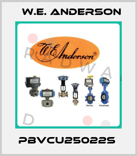 PBVCU25022S  W.E. ANDERSON
