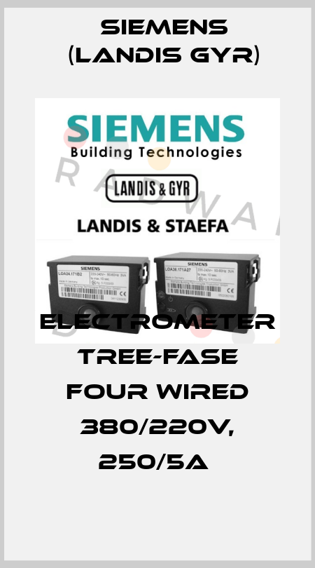 Electrometer tree-fase four wired 380/220V, 250/5A  Siemens (Landis Gyr)
