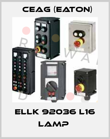 ELLK 92036 L16 LAMP  Ceag (Eaton)