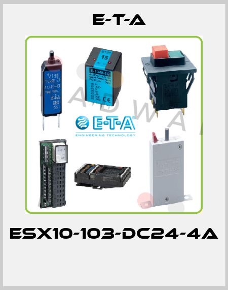 ESX10-103-DC24-4A  E-T-A